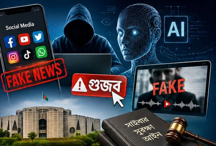 এআই দিয়ে তৈরি বিভ্রান্তিকর কনটেন্ট ঠেকাতে সাইবার আইনে নতুন শাস্তির বিধান